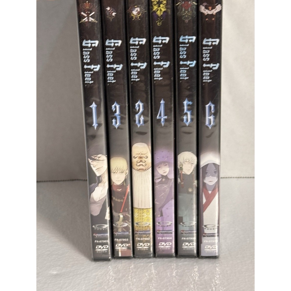 Glass Fleet - Vol. 1-6(DVD‎ set 2007) Funimation Japanese Anime New